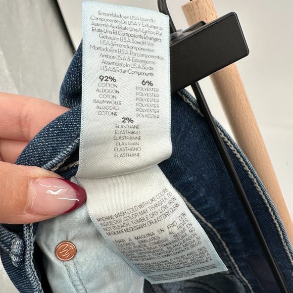 Mother The Insider Crop Step Fray Jean In The Royal Treatment - Picture 10 of 12